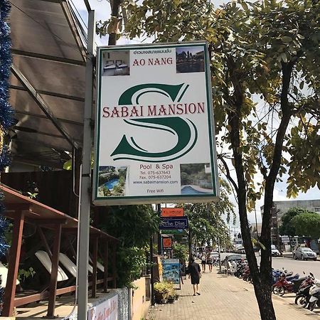 Sabai Mansion Apartamento Ao Nang Exterior foto